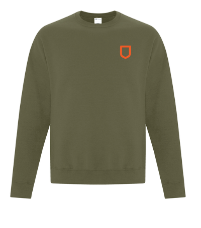 Every Day Fleece Crewneck Sweatshirt with Embroidered Logo